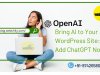 Put ChatGPT on your wordpress website with this plug-in